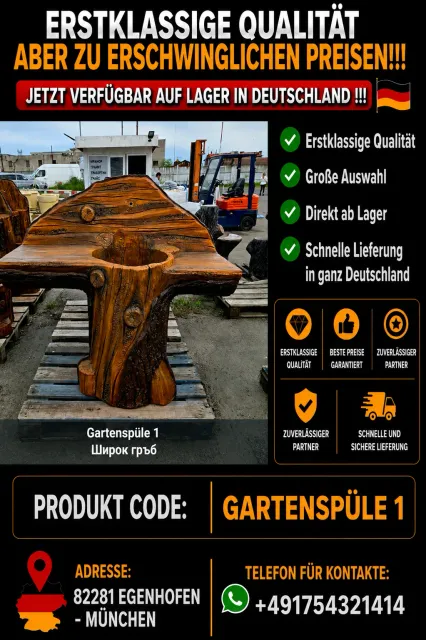 Garden sink 1 — Garden Furniture & Decorative Stones